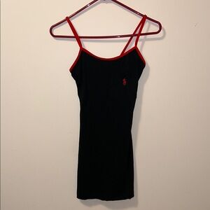 Frankie Collective Polo Ralph Lauren Rework Pocket Tee Dress size Small